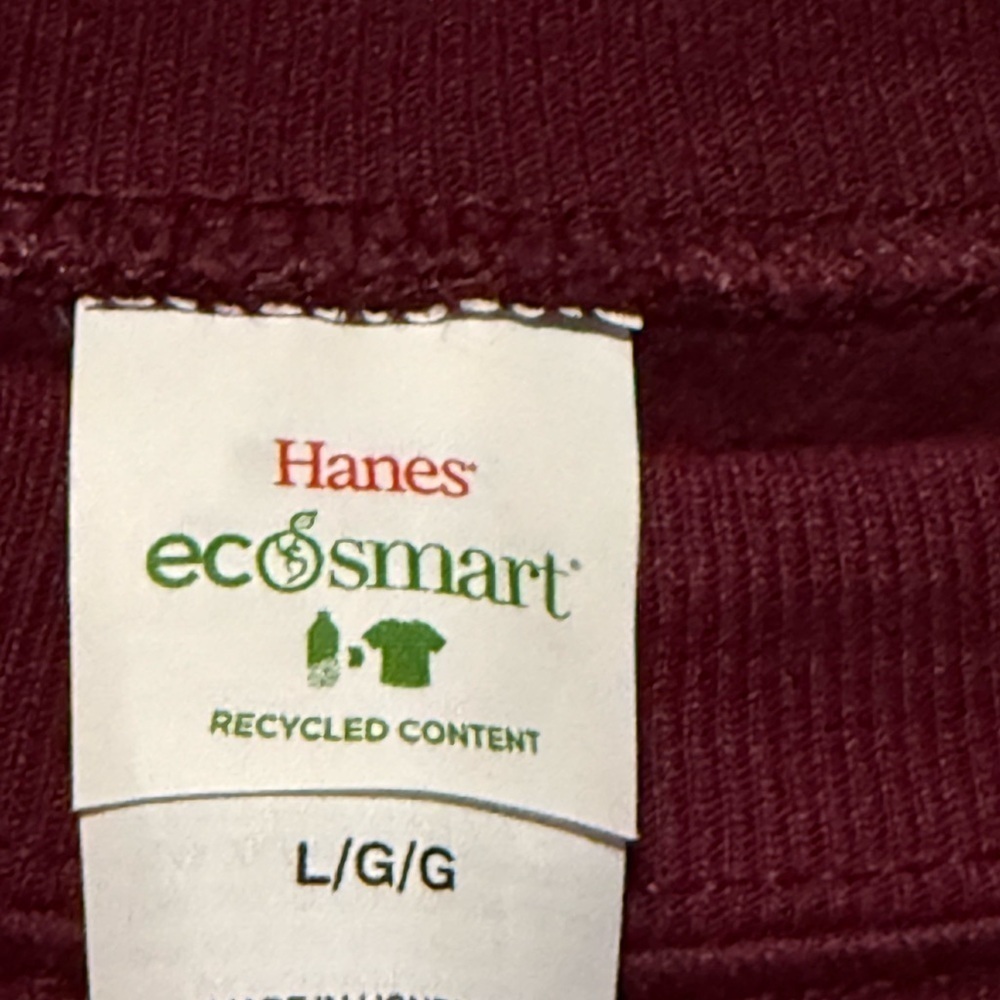 Men Like New Hanes Sweater Size L - Picture 3 of 3